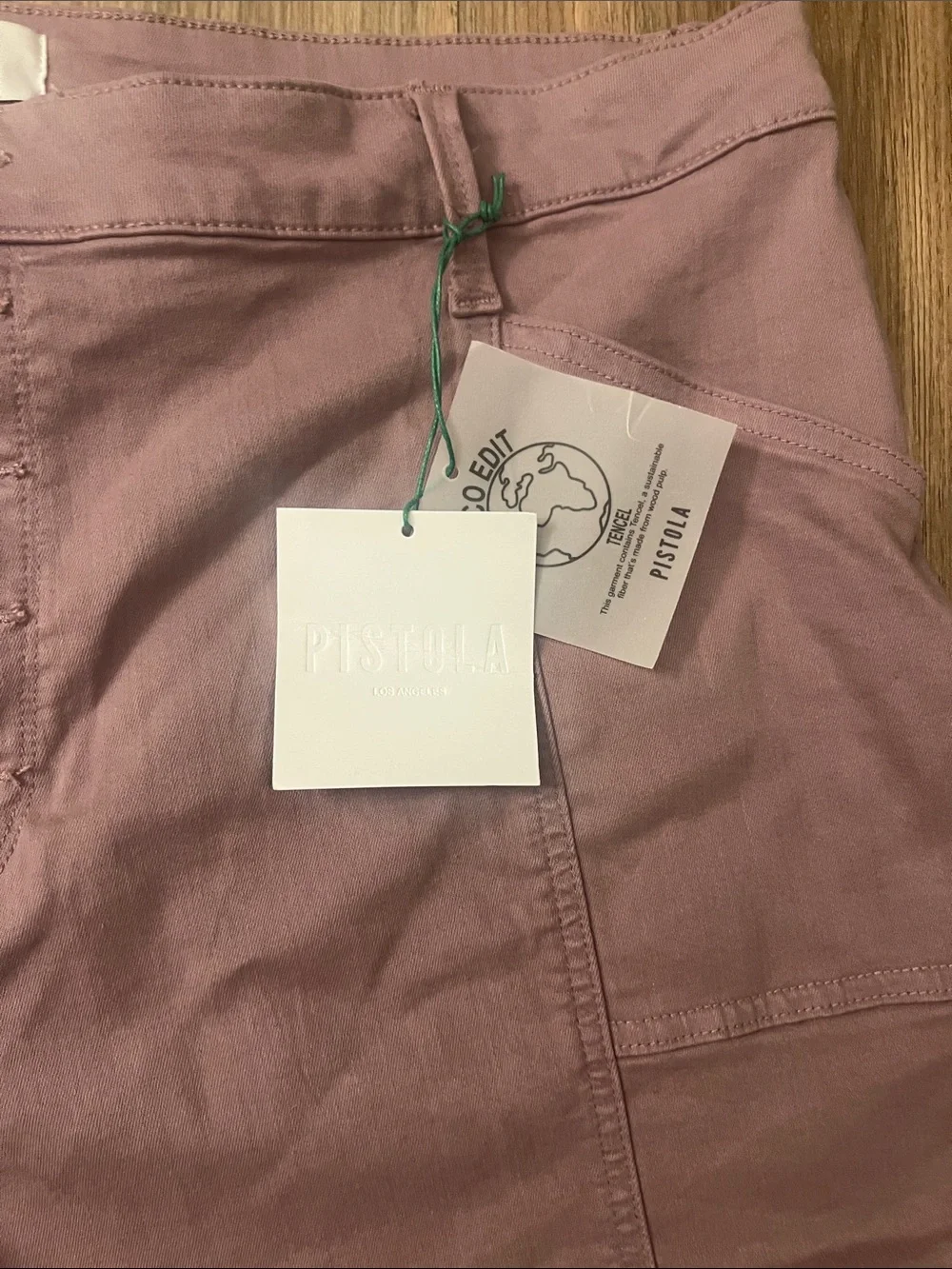 pistola High-Waist Lilac Dust Button-Front Shorts Size‎ 20 NWT